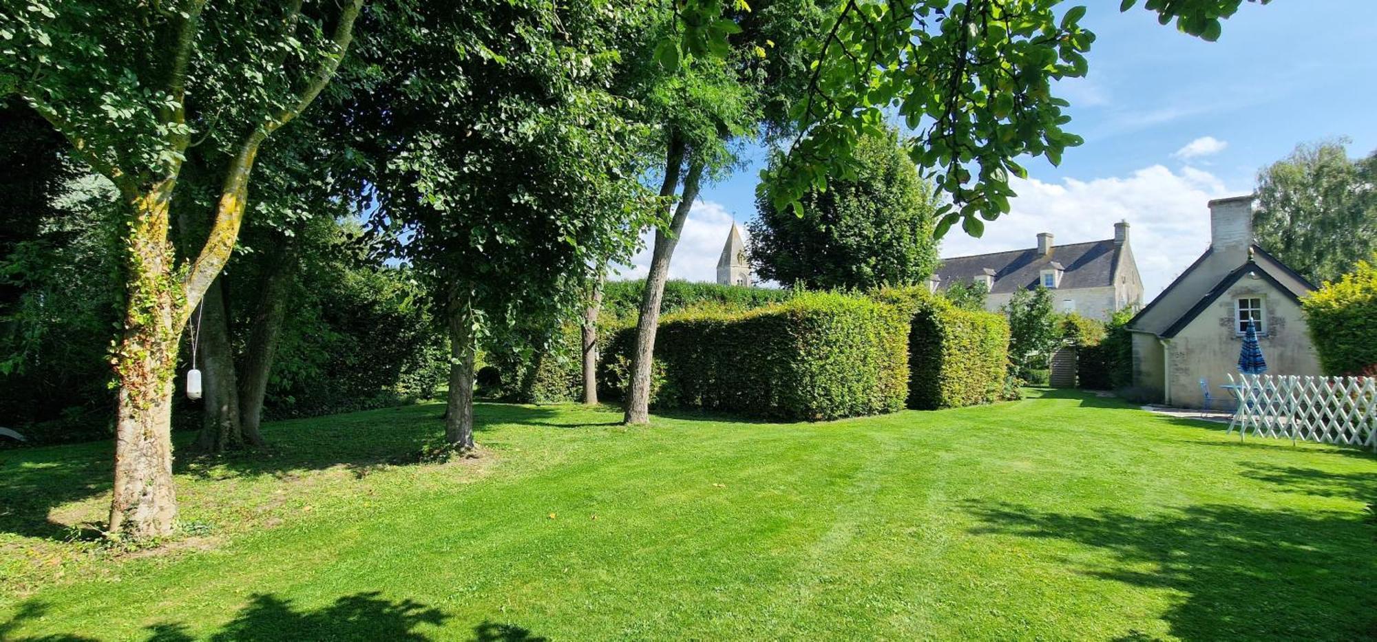 Gite 4 Personnes Avec Piscine Et Bain Nordique Proche Des Plages Du Debarquement Le Manoir (Calvados) Exterior foto